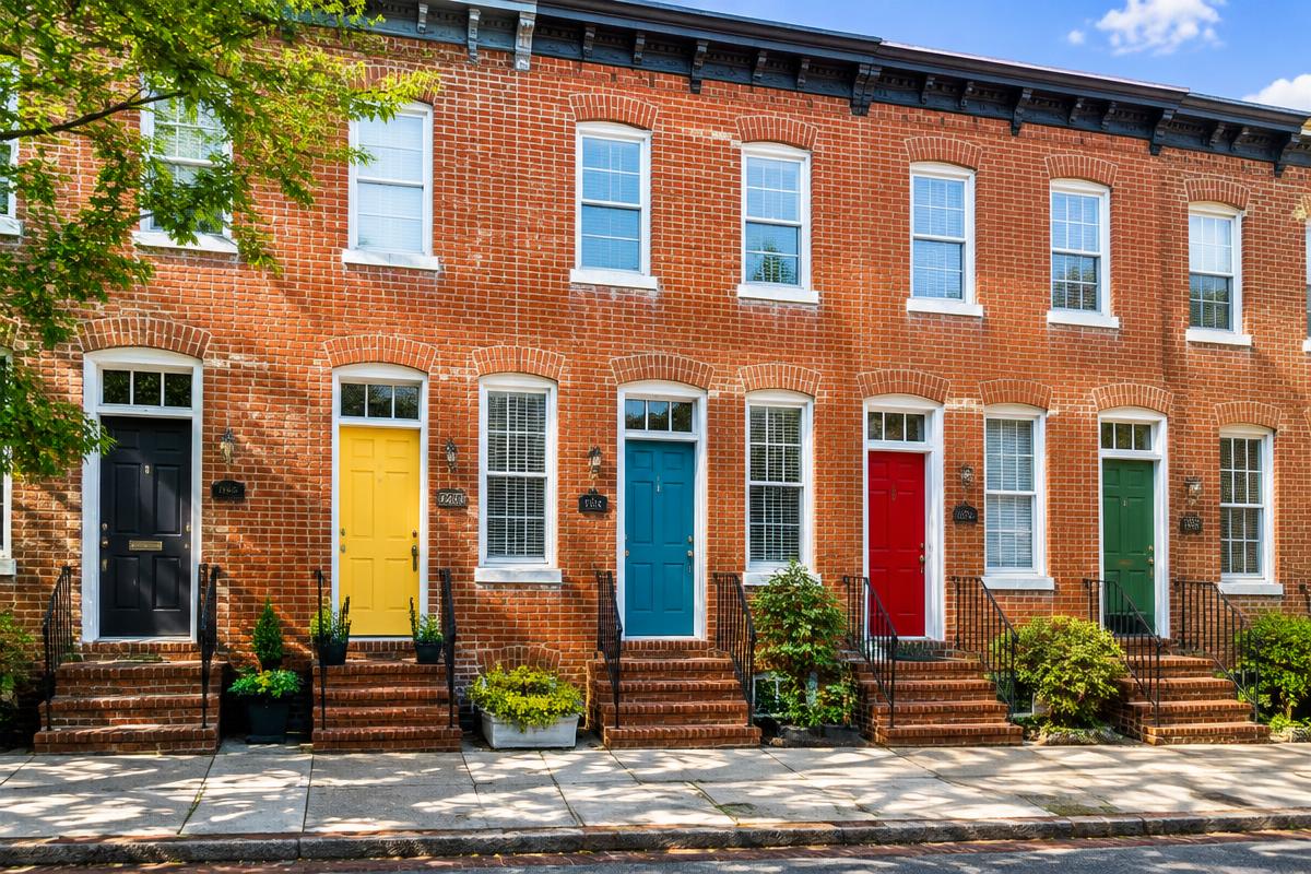 City Rowhomes in Baltimore City, Maryland