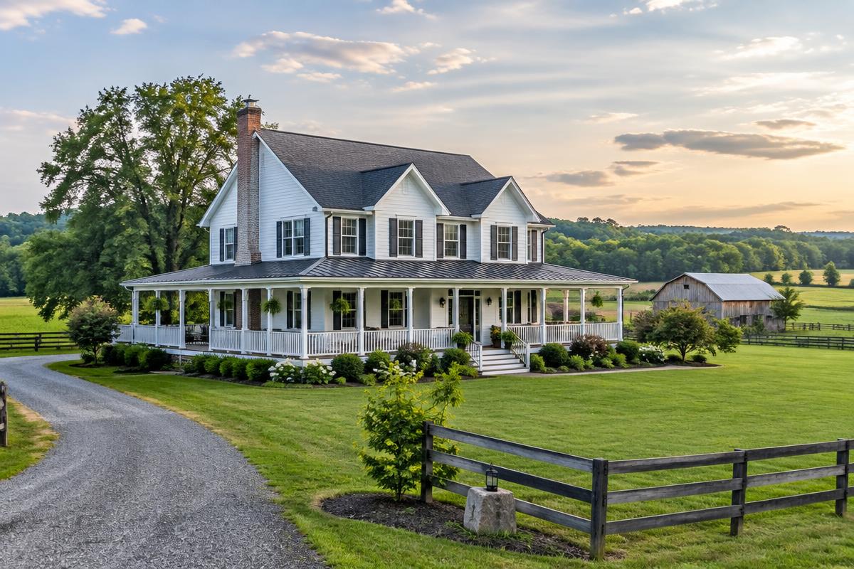 Country Farmhouses in Frederick County, Maryland